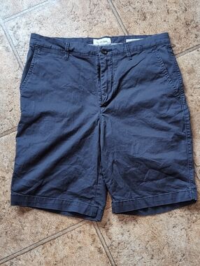 Goodfellow & Co Navy Flat-Front Cotton Shorts